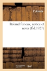Image for Roland Furieux, Notice Et Notes