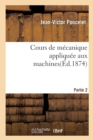 Image for Cours de M?canique Appliqu?e Aux Machines. Partie 2