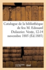Image for Catalogue Des Livres Orientaux de la Biblioth?que de Feu M. Edouard Dulaurier