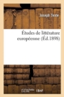 Image for Etudes de Litterature Europeenne