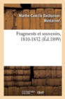Image for Fragments Et Souvenirs, 1810-1832