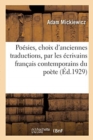 Image for Po?sies, Choix Des Plus Anciennes Traductions