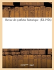 Image for Revue de Synthese Historique (Ed.1926)