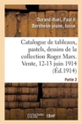 Image for Catalogue de Tableaux, Pastels, Dessins, Aquarelles Par Aman-Jean, Anquetin, Besnard