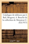 Image for Catalogue de Tableaux Par J. Bail, Bergeret, A. Bouch?, Aquarelles, Pastels