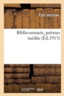 Image for Biblio-Sonnets, Po?mes In?dits