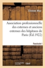 Image for Association Professionnelle Des Externes Et Anciens Externes Des H?pitaux de Paris, Conf?rences : Fascicule I