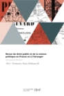 Image for Revue Du Droit Public Et de la Science Politique En France Et A l&#39;Etranger