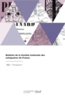 Image for Bulletin de la Societe nationale des antiquaires de France