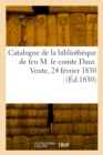 Image for Catalogue de livres imprimes et manuscrits