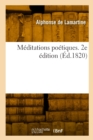 Image for Meditations poetiques. 2e edition