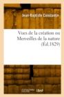 Image for Vues de la creation ou Merveilles de la nature