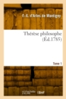 Image for Therese philosophe. Tome 1
