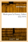 Image for Morts pour la France, lettres