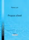 Image for Propos D&#39;exil