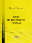 Image for Essais De Philosophie Critique
