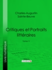 Image for Critiques et Portraits litteraires: Tome V