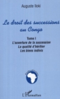 Image for Droit des successions au congot.i.