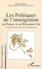 Image for Politiques de l&#39;immigration enfrance et.