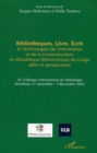 Image for Bibliotheque Livres Ecrits Et Technologie De L&#39;information