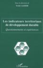 Image for Indicateurs territoriaux de developpemen.