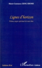Image for Lignes d&#39;horizon - poeme negro-spiritual.