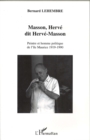 Image for Masson, Herve dit Herve Masson: Peintre et homme politique de l&#39;ile Maurice - 1919-1990