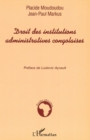 Image for Droit des institutions administratives congolaises