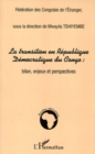 Image for La transition en Republique Democratique du Congo :: Bilan, enjeux et perspectives