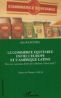 Image for Commerce equitable entre l&#39;europe et l&#39;a.