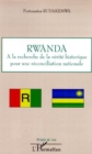 Image for Rwanda a la recherche de la verite histo.