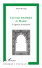Image for Culture politique au Maroc.