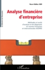 Image for Analyse financiere d&#39;entreprise - methodes et outils d&#39;analy.