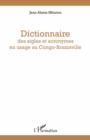 Image for Dictionnaire des sigles et acronymes en usage au Congo-Brazzaville