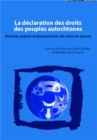 Image for La declaration des droits des peuples autochtones: Genese, enjeux et perspectives de mise en oeuvre