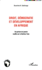 Image for Droit, democratie et developpement en Afrique.
