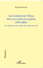 Image for Luis Antonio De Villena Dans Ses Essais Et Sa Poesie (1971-2