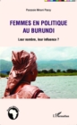 Image for Femmes en politique au Burundi.
