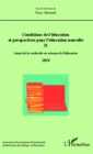 Image for Conditions De L&#39;education Et Perspectives Pour L&#39;education N