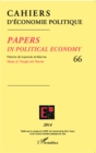 Image for Cahiers d&#39;economie politique 66: Papers in political economy - Histoire de la pensee et theories