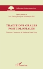 Image for Traditions Orales Postcoloniales: Discours D&#39;ouverture De B B Diop