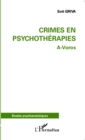 Image for Crimes en psychotherapies.