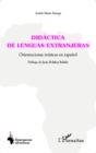 Image for Didactica de lenguas extranjeras: Orientaciones teoricas en espanol