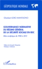Image for Gouvernance normative du regime general de la securite sociale en RDC: Bilan analytique de 1908 a 2013