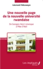 Image for Une nouvelle page de la nouvelle universite rwandaise