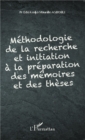 Image for Methodologie De La Recherche Et Initation a La Preparation Des