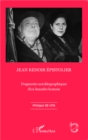 Image for Jean Renoir epistolier: Fragments autobiographiques d&#39;un honnete homme