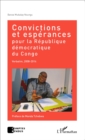 Image for Convictions et esperances pour la Republique democratique du Congo: Verbatim, 2008-2014