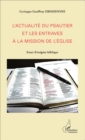 Image for L&#39;actualite du psautier et les entraves a la mission de l&#39;Eglise: Essai d&#39;exegese biblique