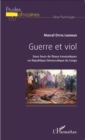 Image for Guerre et viol: Deux faces de fleaux traumatiques en Republique Democratique du Congo